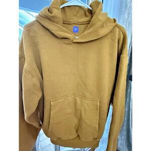 YZY Gap Hoodie Adult Medium Brown Heavyweight Pocket Yeezy Pullover